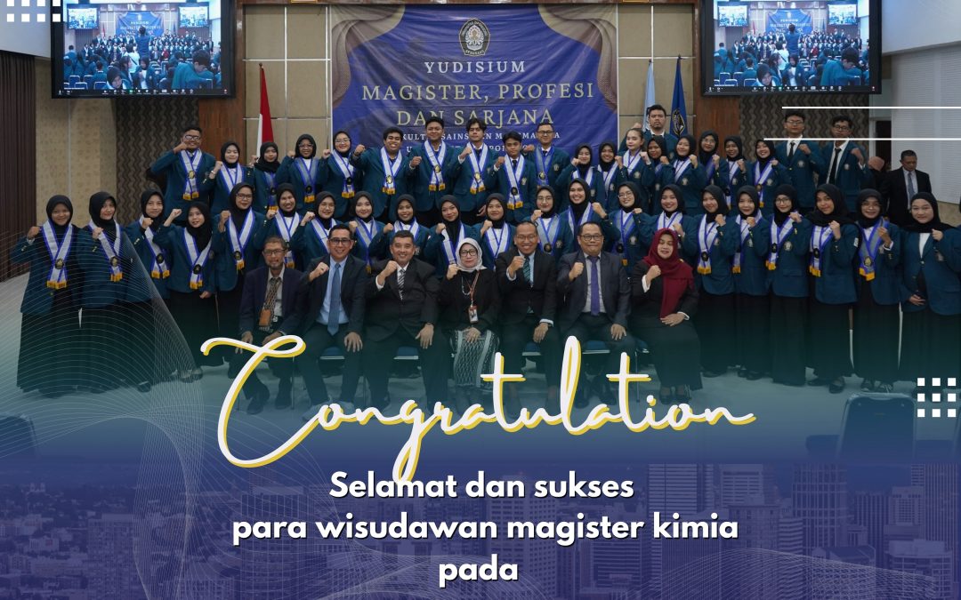 Selamat dan Sukses Yudisium Wisudawan Magister Kimia UNDIP! 🎓🎉