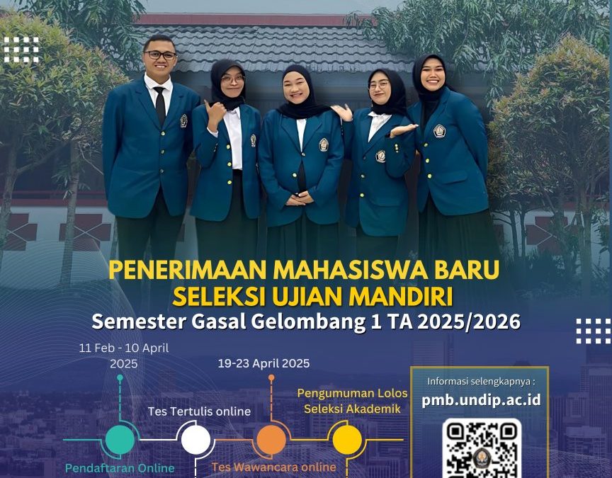 Seleksi Ujian Mandiri – Semester Gasal Gelombang 1 TA 2025/2026